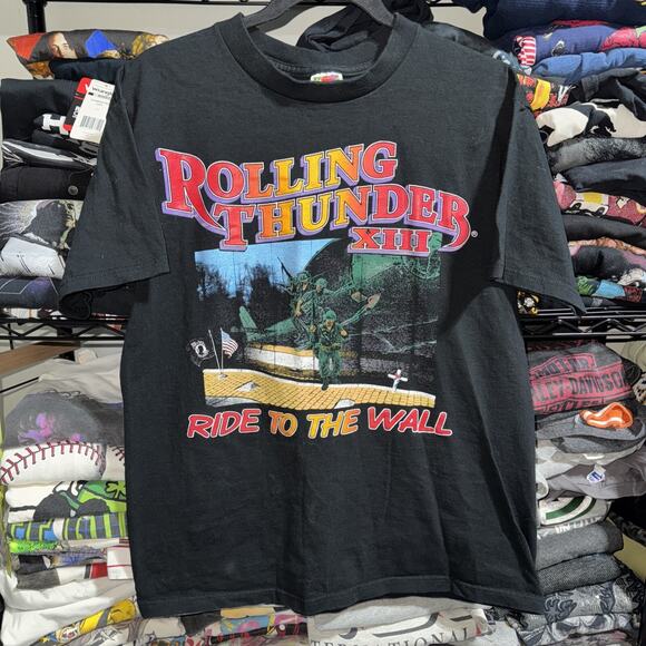 Vintage 2000 Rolling Thunder XIII Motorcycle Shirt Size Large - Picture 1 of 5
